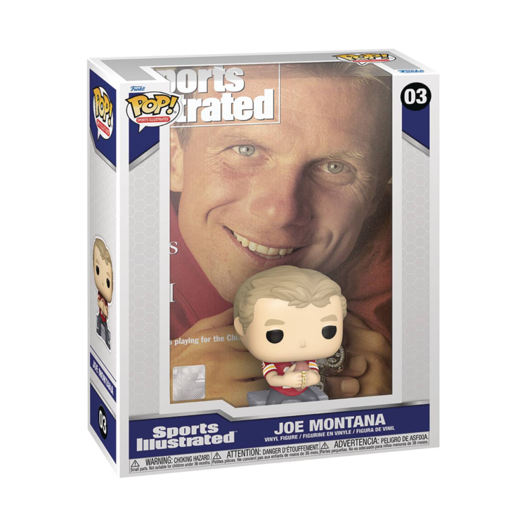 FUNKO POP SLAM COVER NFL JOE MONTANA VIN FIG