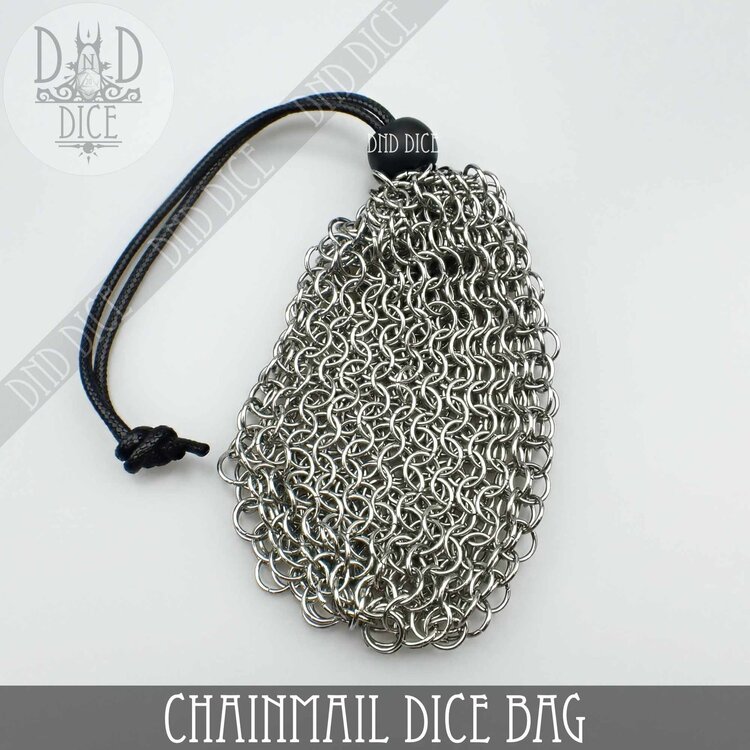 DND DICE CHAINMAIL DICE BAG