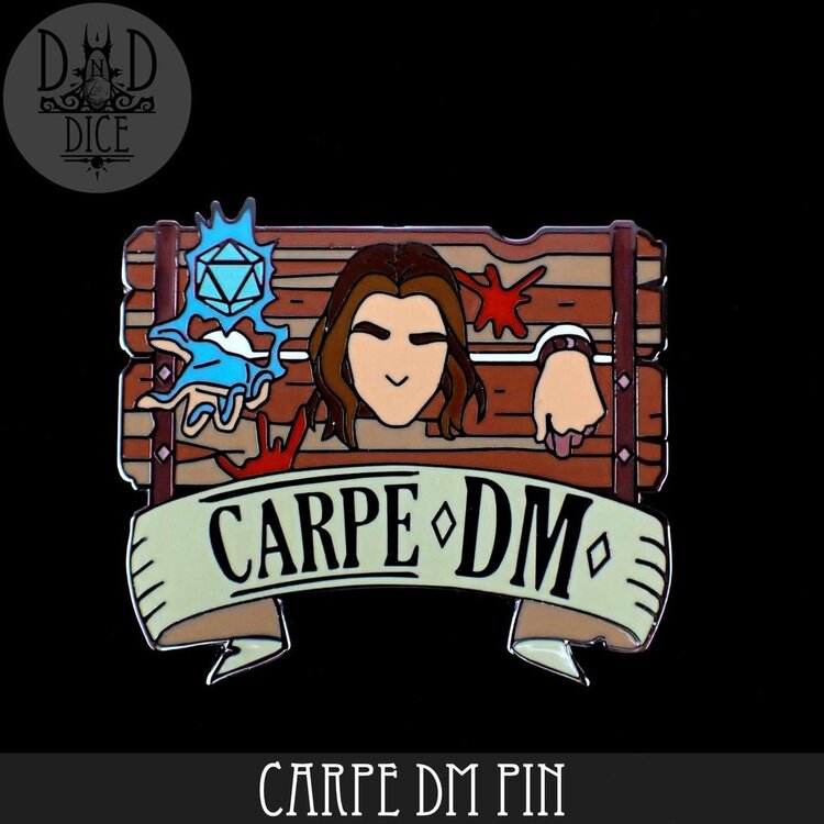 DND DICE CARPE DM PIN