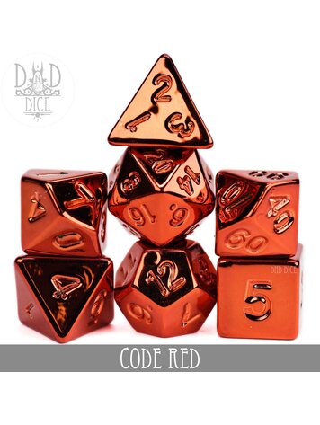 DND DICE CODE RED DICE SET