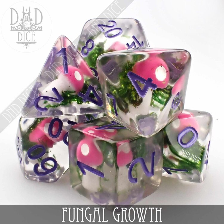 DND DICE FUNGAL GROWTH DICE SET