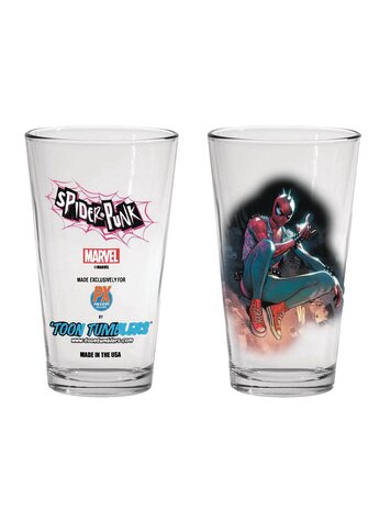 TOON TUMBLERS MARVEL SPIDER-PUNK PX PINT GLASS