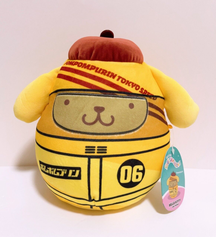 UCC DISTRIBUTING SANRIO SQUISHMALLOW TOKYO RACER POMPOMPURIN 8IN PLUSH