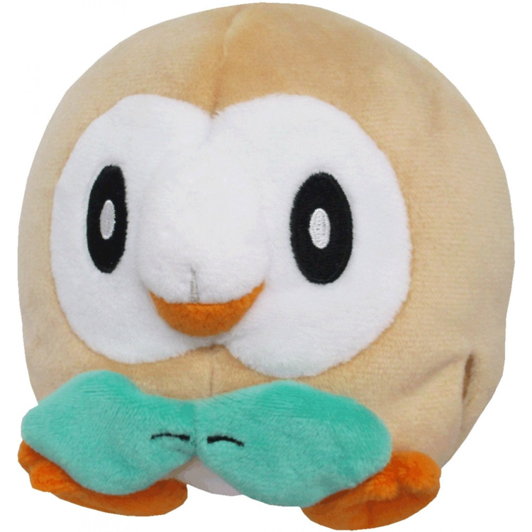 SANEI SANSEI POKEMON ALL STAR COLLECTION ROWLET PLUSH 4.5"