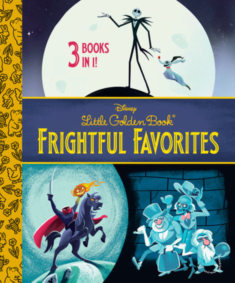 GOLDEN BOOKS DISNEY FRIGHTFUL FAVORITES LITTLE GOLDEN BOOK