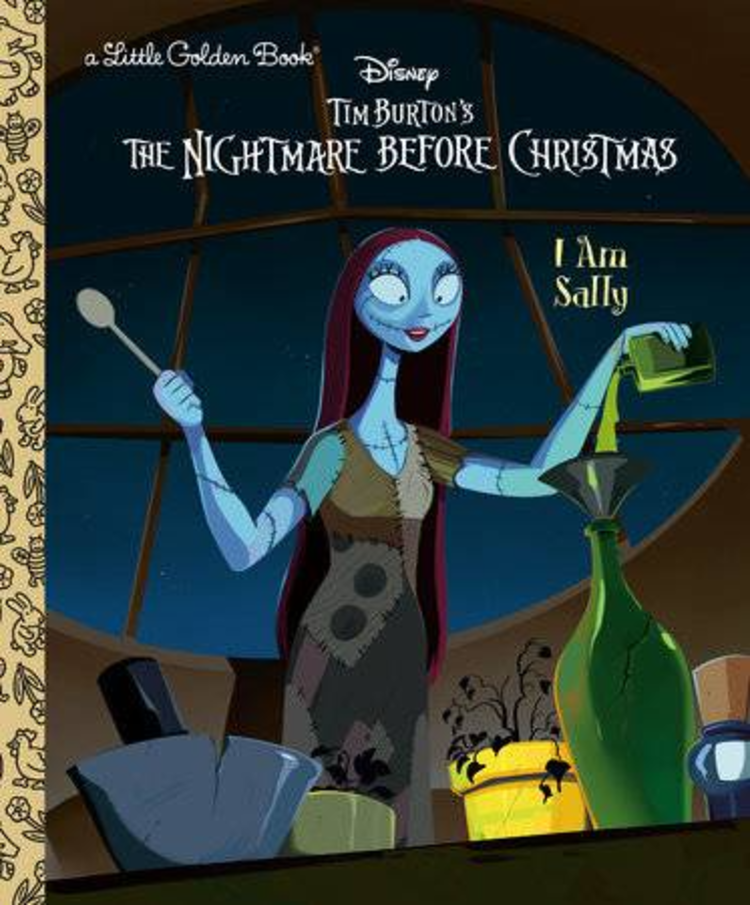 GOLDEN BOOKS DISNEY NIGHTMARE BEFORE CHRISTMAS I AM SALLY LITTLE GOLDEN BOOK