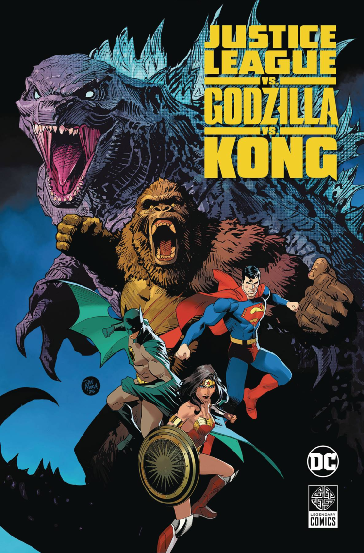 DC COMICS JUSTICE LEAGUE VS GODZILLA VS KONG HC