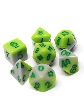 DIE HARD DICE DIE HARD DICE 7 PC RPG SET SPRING SPROUT