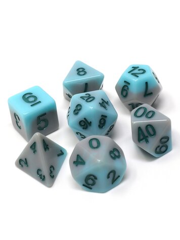 DIE HARD DICE DIE HARD DICE 7 PC RPG SET BEACH
