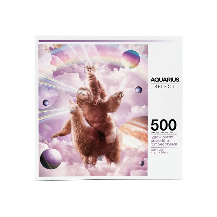 NMR DISTRIBUTION AMERICA AQUARIUS RANDOM GALAXY LASER EYES 500PC PUZZLE