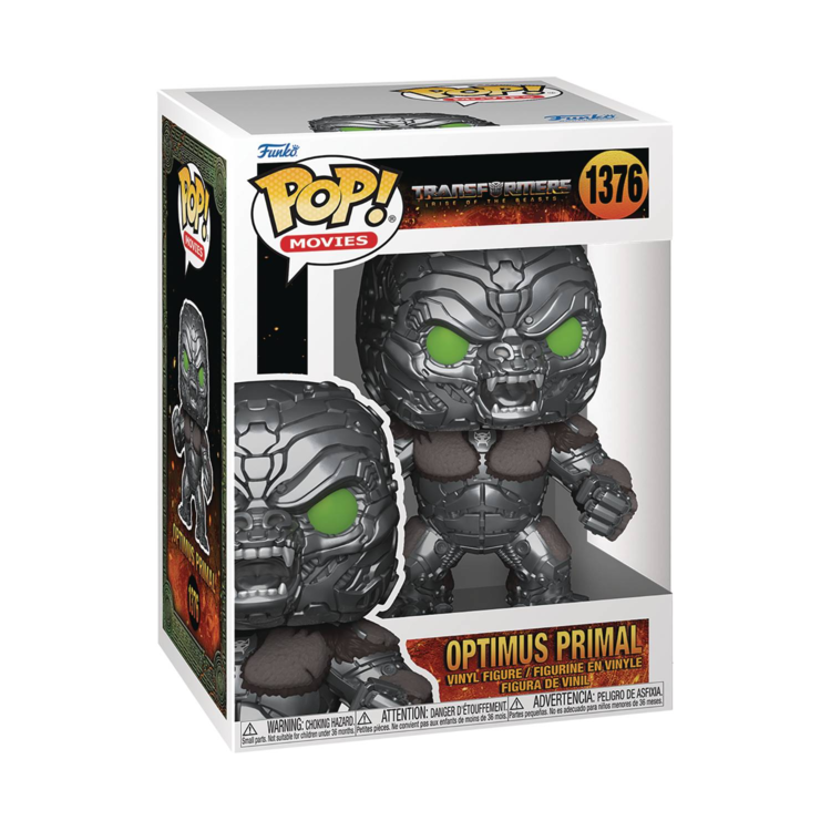 FUNKO POP MOVIES TRANSFORMERS ROTB PRIMAL OPTIMUS VIN FIG