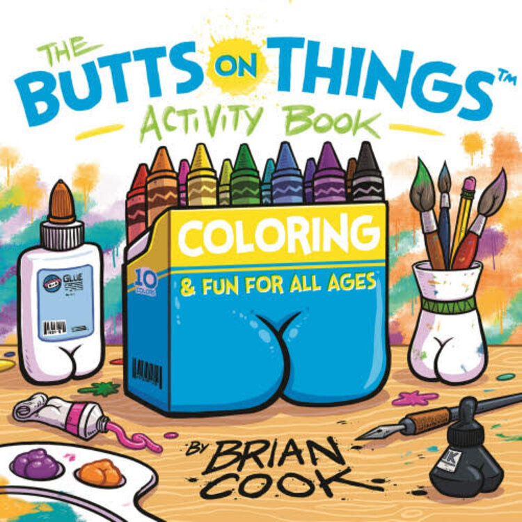 BUTTS ON THINGS ACTIVITY BOOK