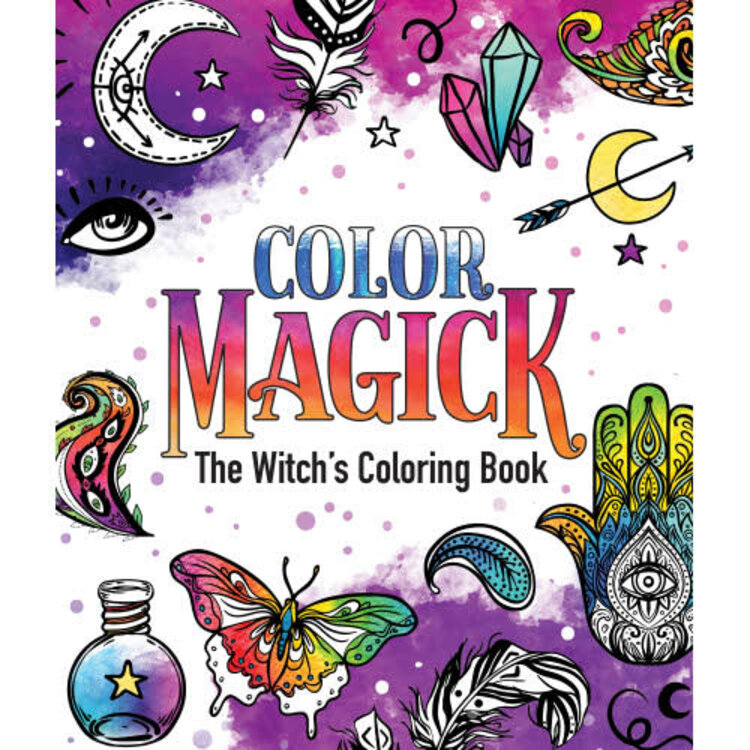 ST MARTINS COLOR MAGICK WITCHES COLORING BOOK