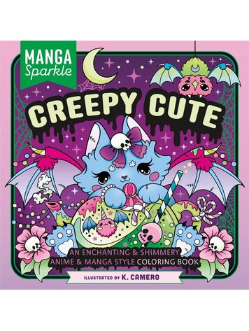 ST MARTINS MANGA SPARKLE CREEPY CUTE COLORING BOOK ST MARTINS MANGA SPARKLE CREEPY CUTE COLORING BOOK