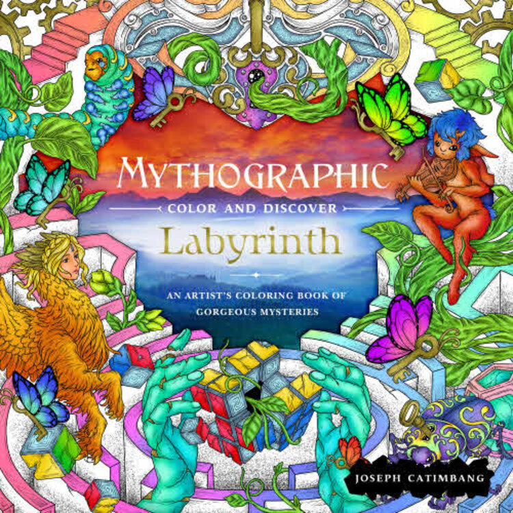 ST MARTINS MYTHOGRAPHIC LABYRINTH COLORING BOOK