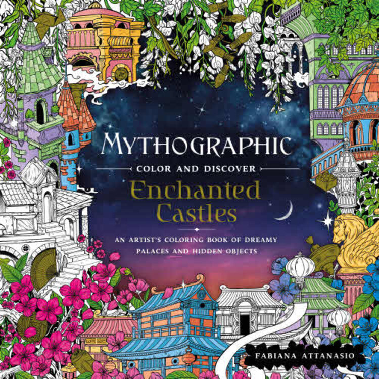 ST MARTINS MYTHOGRAPHIC ENCHANTED CASTLES COLORING BOOK