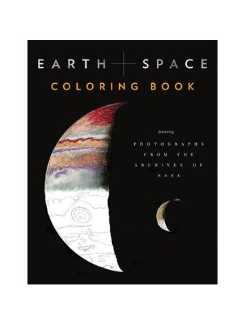 CHRONICLE BOOKS EARTH SPACE COLORING BOOK