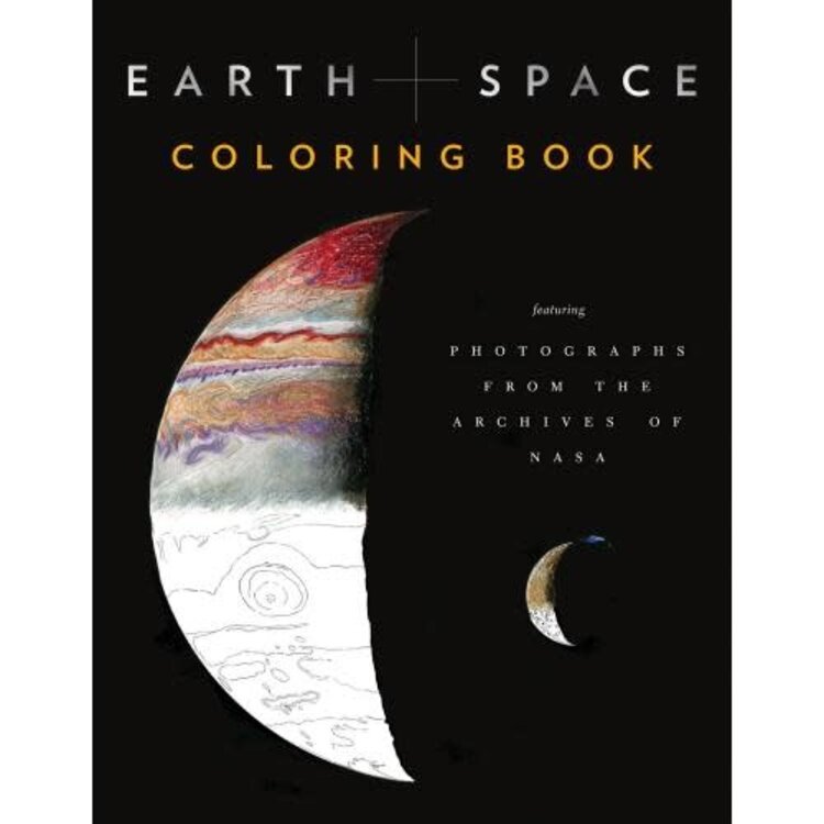 CHRONICLE BOOKS EARTH SPACE COLORING BOOK