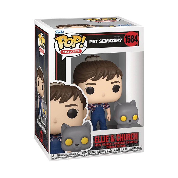 FUNKO POP&BUDDY PET SEMATARY ELLIE & CHURCH VIN FIG