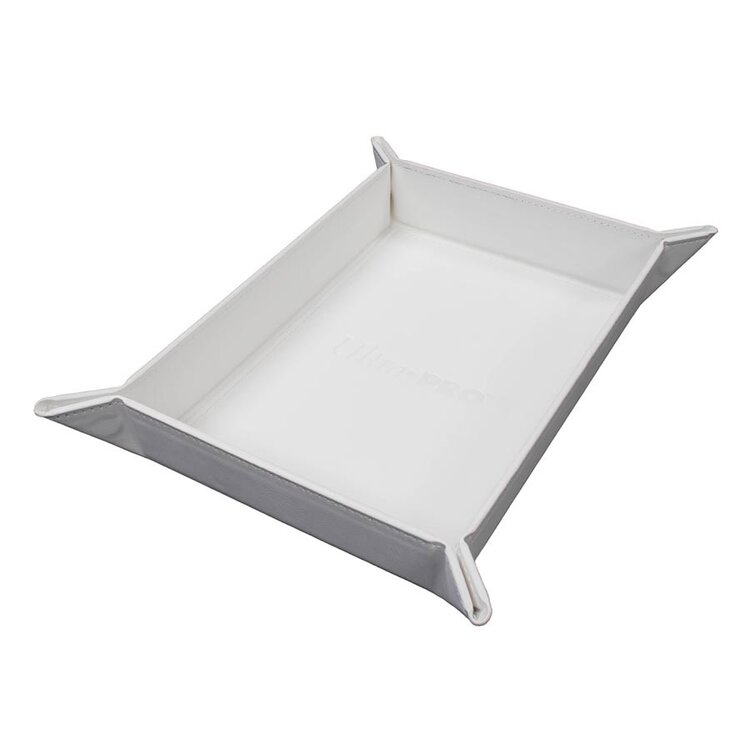 ULTRA PRO VIVID MAGNETIC FOLDABLE DICE TRAY - WHITE