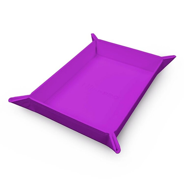 ULTRA PRO VIVID MAGNETIC FOLDABLE DICE TRAY - PURPLE