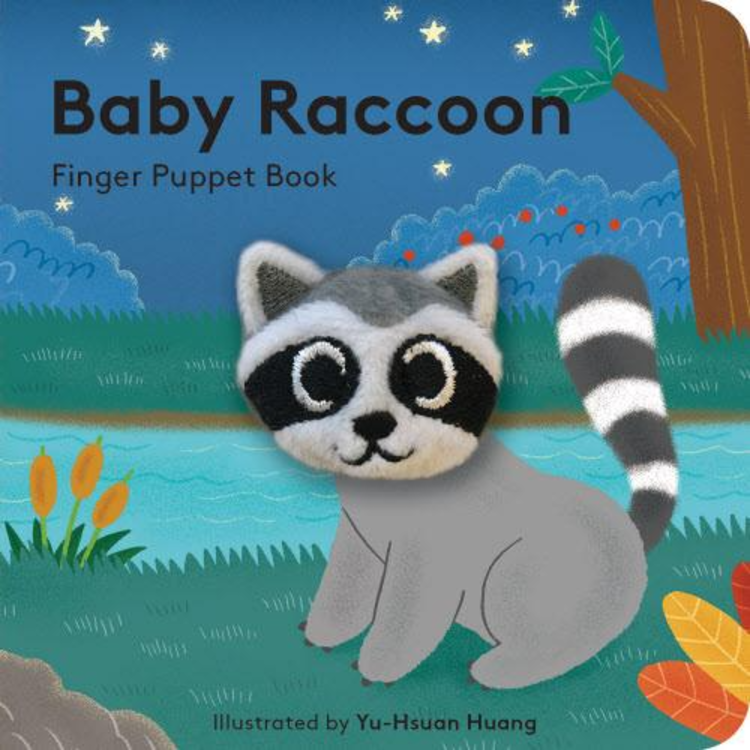 CHRONICLE BOOKS BABY RACCOON FINGER PUPPET BOOK