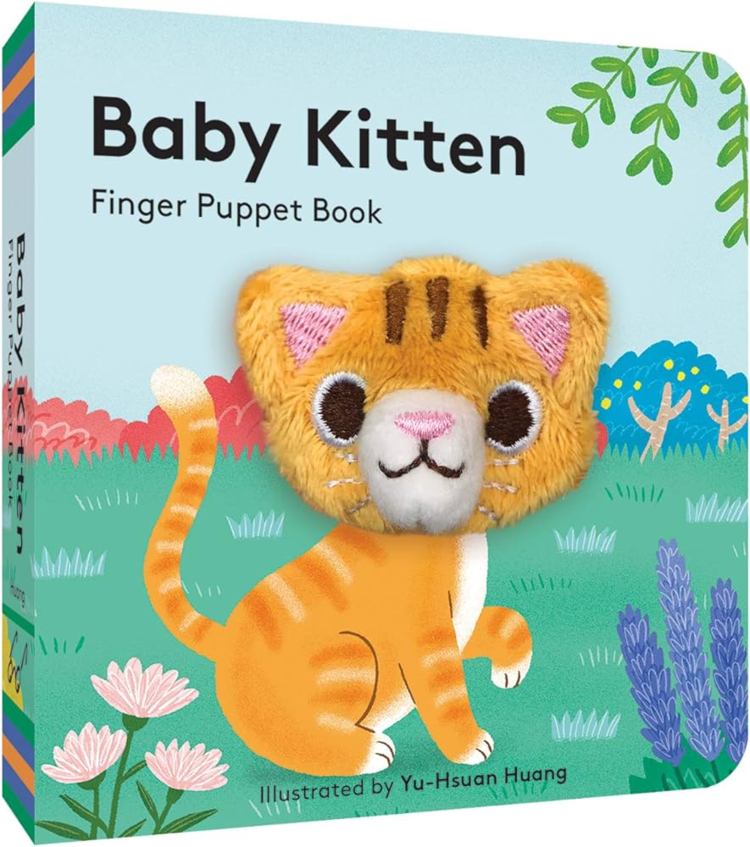CHRONICLE BOOKS BABY KITTEN FINGER PUPPET BOOK