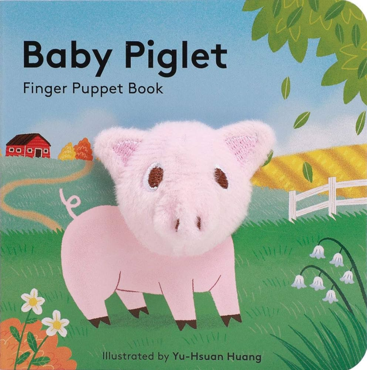 CHRONICLE BOOKS BABY PIGLET FINGER PUPPET BOOK