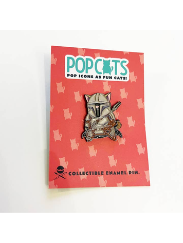 MANDALORIAN CAT ENAMEL PIN