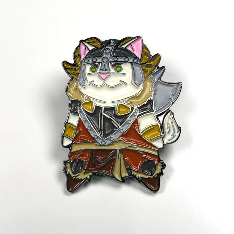 PURRSERKER POPCAT ENAMEL PIN