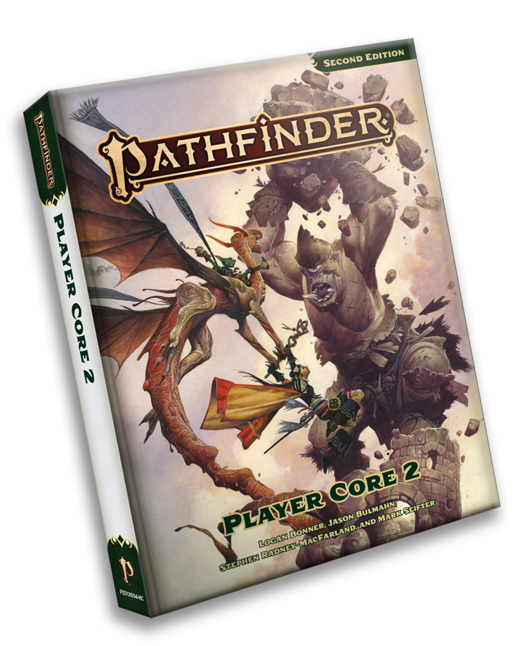 PATHFINDER RPG 2ND ED PLAYER CORE 2 STANDARD CVR