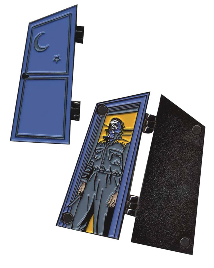 HALLOWEEN 2018 CLOSE THE CLOSET DOOR ENAMEL PIN