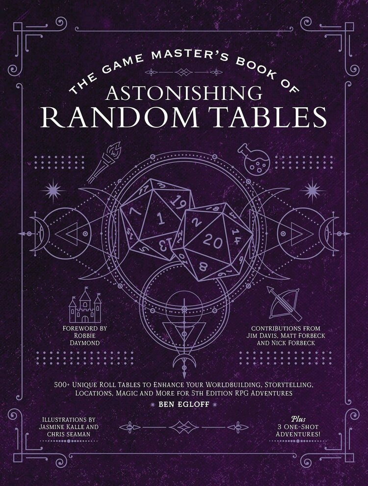 GAME MASTERS BOOK OF ASTONISHING RANDOM TABLES HC
