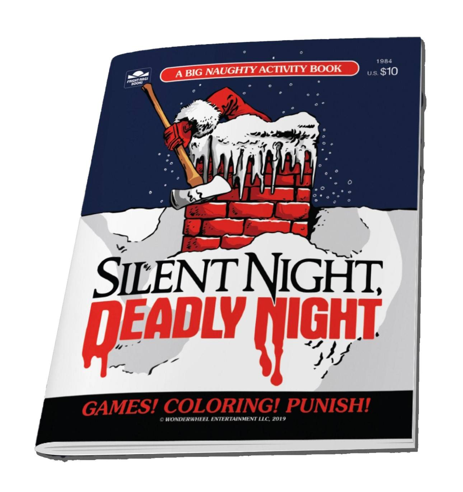 SILENT NIGHT DEADLY NIGHT ACTIVITY BOOK BY FRIGHT RAGS - Illusive