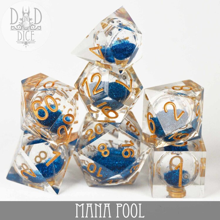 DND DICE MANA POOL - LIQUID CORE RPG DICE SET