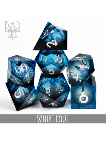 DND DICE WHIRLPOOL - LIQUID CORE RPG DICE SET