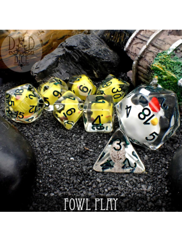 DND DICE FOWL PLAY DICE SET