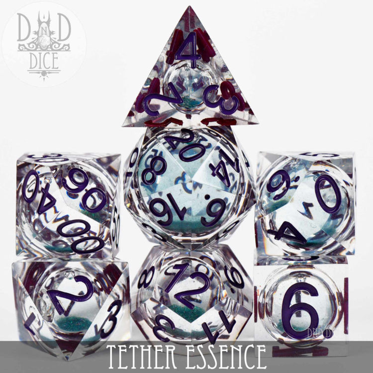 DND DICE TETHER ESSENCE - LIQUID CORE RPG DICE SET
