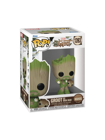 FUNKO POP MARVEL WE ARE GROOT IRON MAN VIN FIG