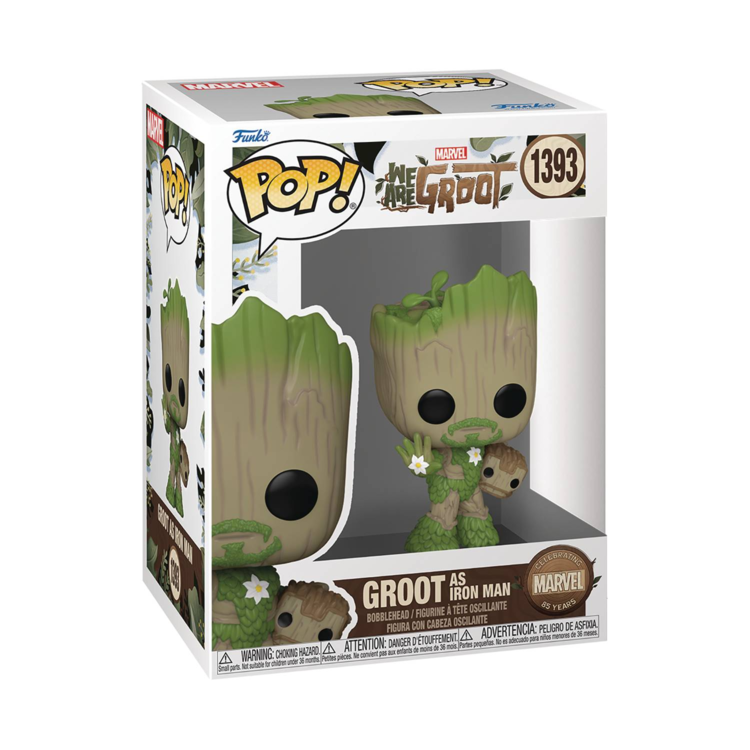 FUNKO POP MARVEL WE ARE GROOT IRON MAN VIN FIG