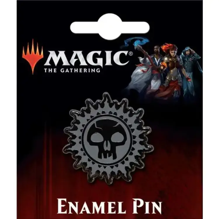 Ata-boy MAGIC THE GATHERING BLACK SWAMP MANA  ENAMEL PIN