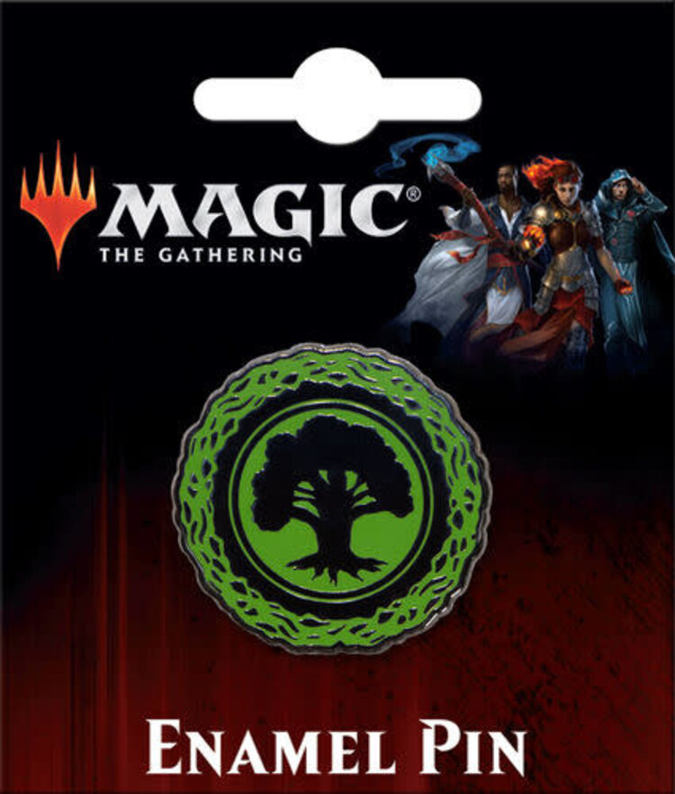 Ata-boy MAGIC THE GATHERING GREEN FOREST MANA ENAMEL PIN