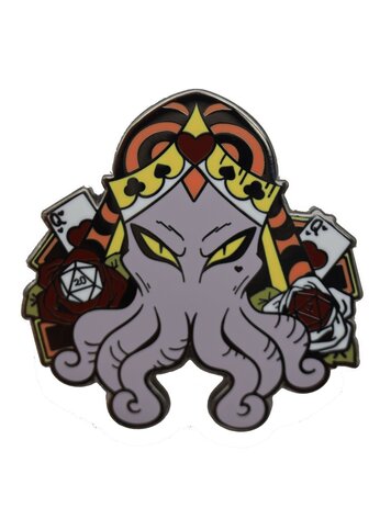 FOAM BRAIN GAMES FOAM BRAIN GAMES ALICE'S ADVENTURES IN DICELAND ENAMEL PIN: QUEEN OF HEARTS
