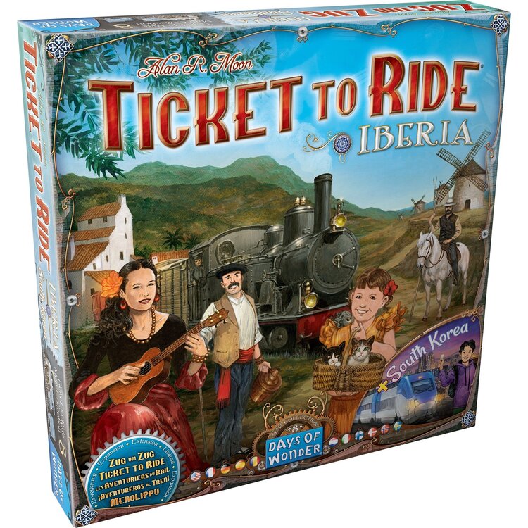 DAYS OF WONDER TICKET TO RIDE IBERIA & SOUTH KOREA