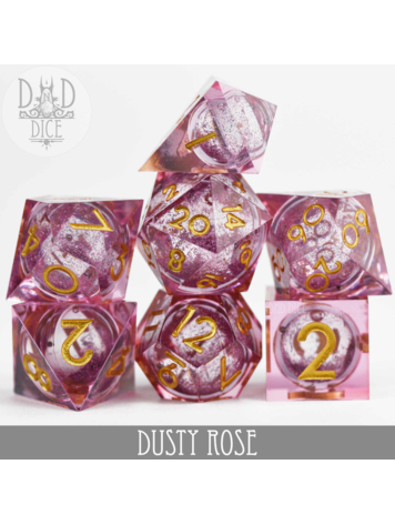 DND DICE DUSTY ROSE - LIQUID CORE RPG DICE SET