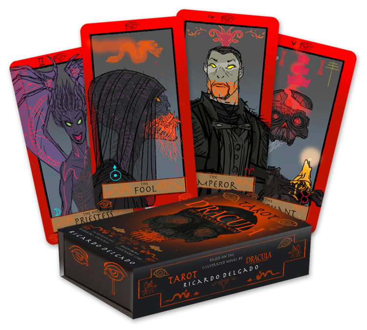 DRACULA OF TRANSYLVANIA TAROT CARD SET