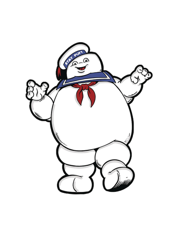 GHOSTBUSTERS STAY PUFT ENAMEL PIN