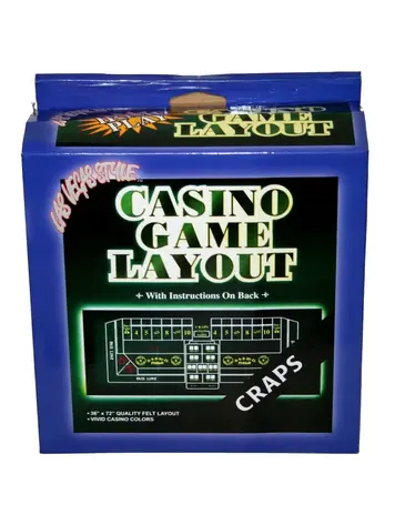 LAS VEGAS STYLE CASINO GAME FELT LAYOUT CRAPS