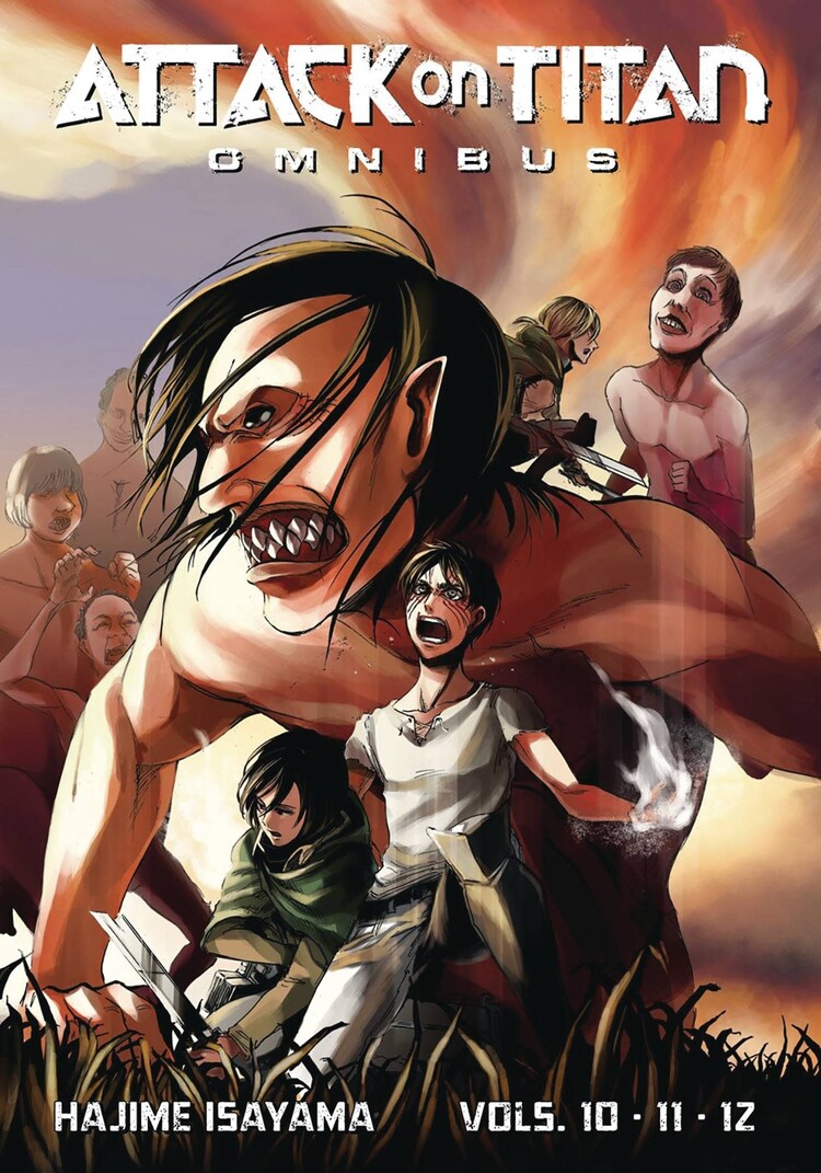 PENGUIN RANDOM HOUSE ATTACK ON TITAN OMNIBUS TP VOL 04 (VOL 10-12)