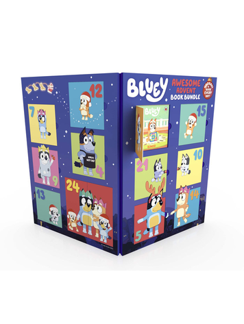 PENGUIN RANDOM HOUSE BLUEY AWESOME ADVENT CALENDAR BOOK BUNDLE